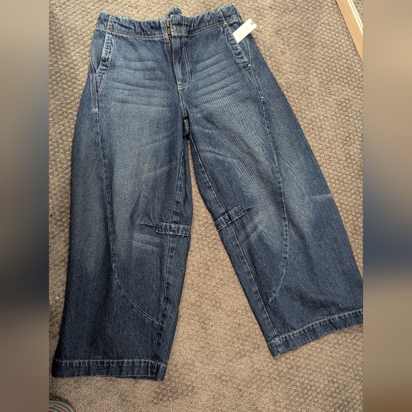 Pilcro Anthropologie Curve High-Rise Tapered Barrel Jeans NWT size 26 - Picture 9 of 13